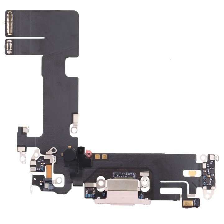Töltőmodul és audio flex, kompatibilis Apple iPhone 13, rózsaszín