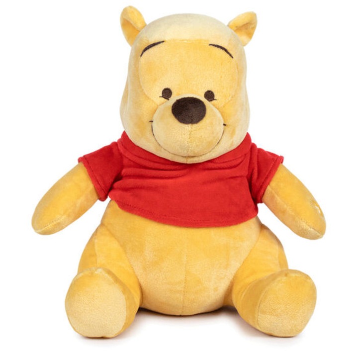 Плюшен интерактивен Мечо Пух, Disney, 20 см, звуци, премиум материал
