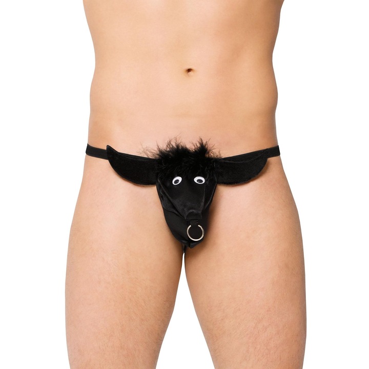 Мъжки бикини, колекция SoftLine, черен, S/M/L