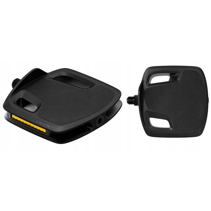 Pedale bicicleta Ergon PT-L, L, confort sporit, transfer putere imbunatatit, negru