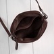 Geanta tip clutch din piele pentru femei de la Paolo Peruzzi – mica, maro Ay-24-Br