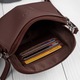Geanta tip clutch din piele pentru femei de la Paolo Peruzzi – mica, maro Ay-24-Br