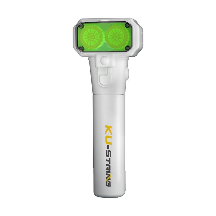 Launcher cu sfoara fosforescenta, jucarie interactiva pentru pisici, design creativ, portabil