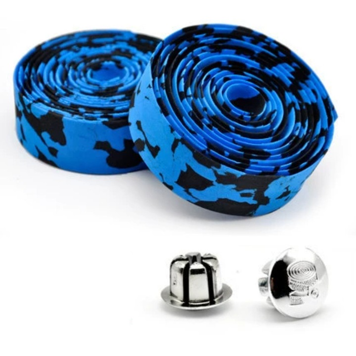 Mansoane bicicleta set, ghidoline EVA, camuflaj, 200cm