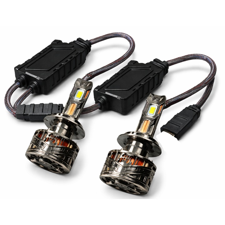Set 2 becuri auto H7 putere 350W de 21000LM