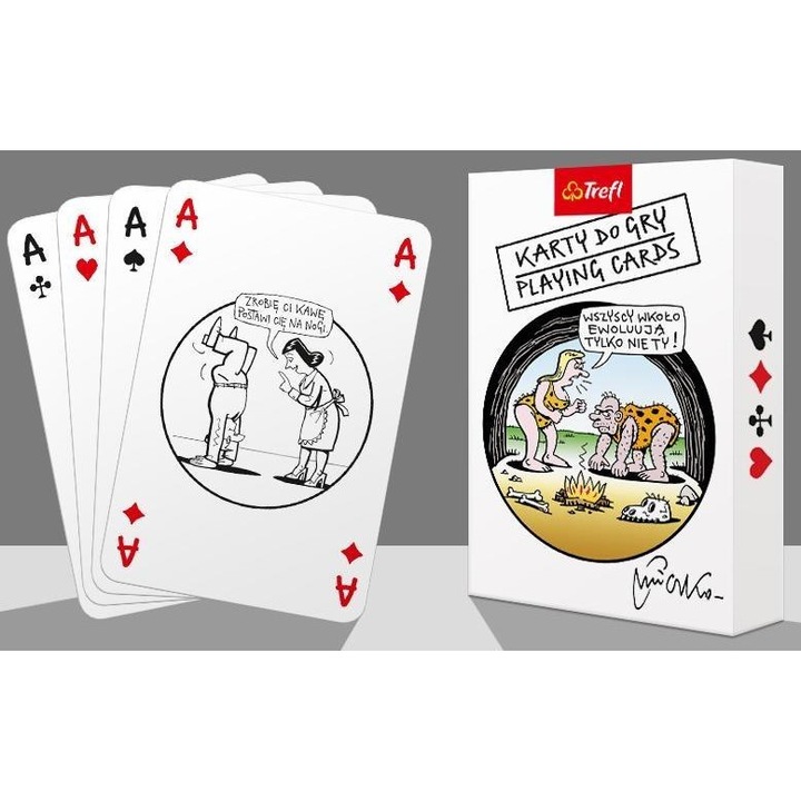 Karte de jocuri - Mleczko, 55 foi, multicolor, set