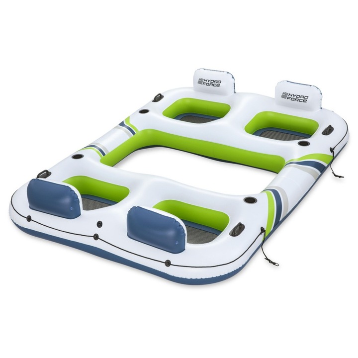 Надуваем остров Hydro Force Island BREEZE BLOCK Bestway 291x202x51 см
