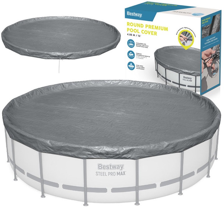 Bestway PREMIUM LINE medencetakaró - 488 cm