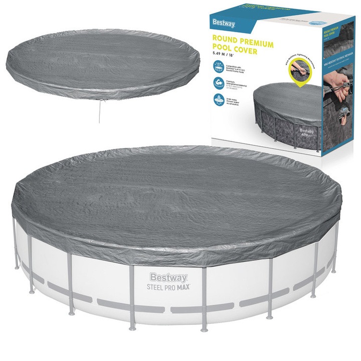 Bestway PREMIUM LINE medencetakaró - 549 cm