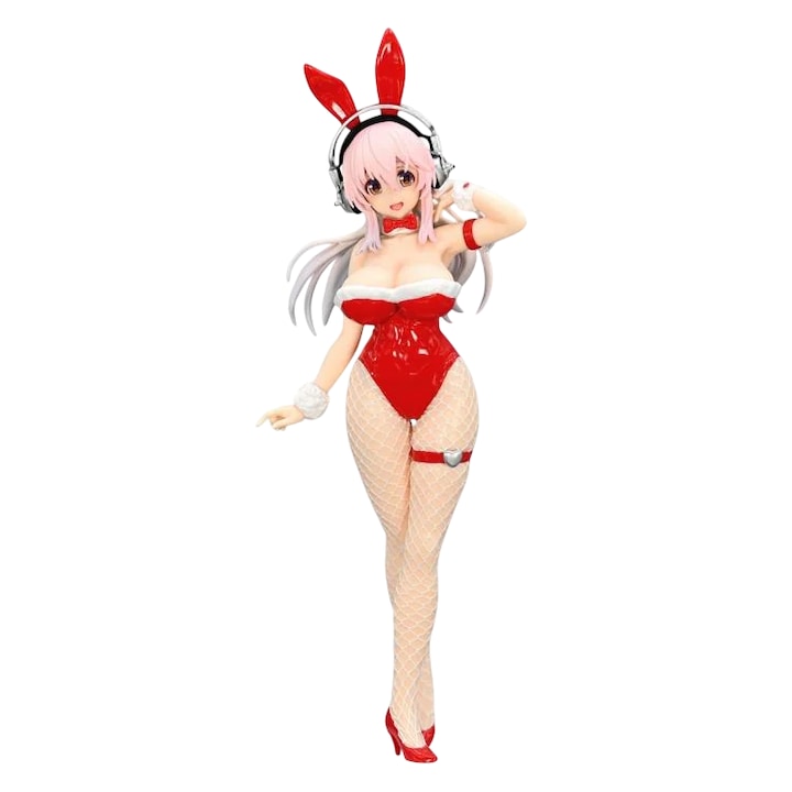 Figurina Nitroplus BiCute Bunnies Super Sonico (Red Color Ver.)