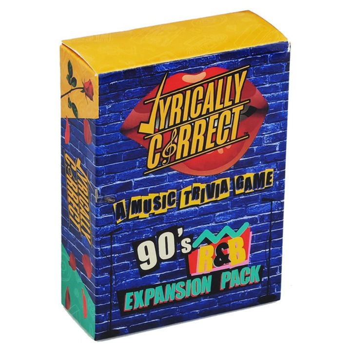 Társasjáték kártya szett, lírai kártya kiegészítő, többszínű