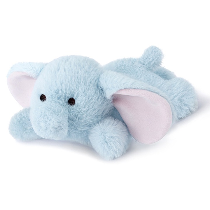 Elefant de plus, 21cm, jucarie relaxanta si confortabila