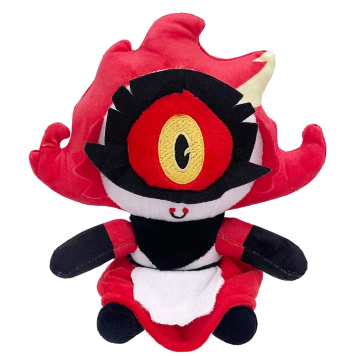 Jucarie de plus Hazbin Hotel "Extremely Evil Boss", rosie, 18x21cm