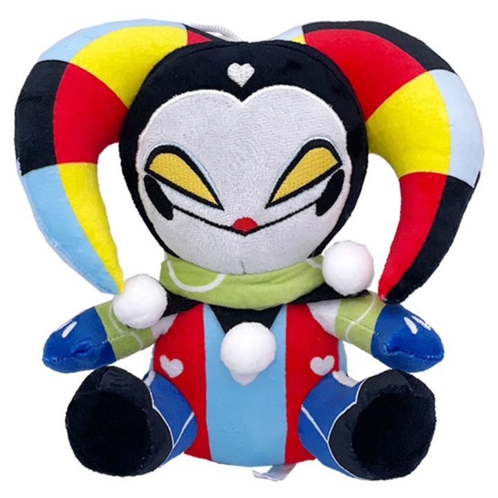 Jucarie de plus Hazbin Hotel "Extremely Evil Boss", 18x18cm, design urat