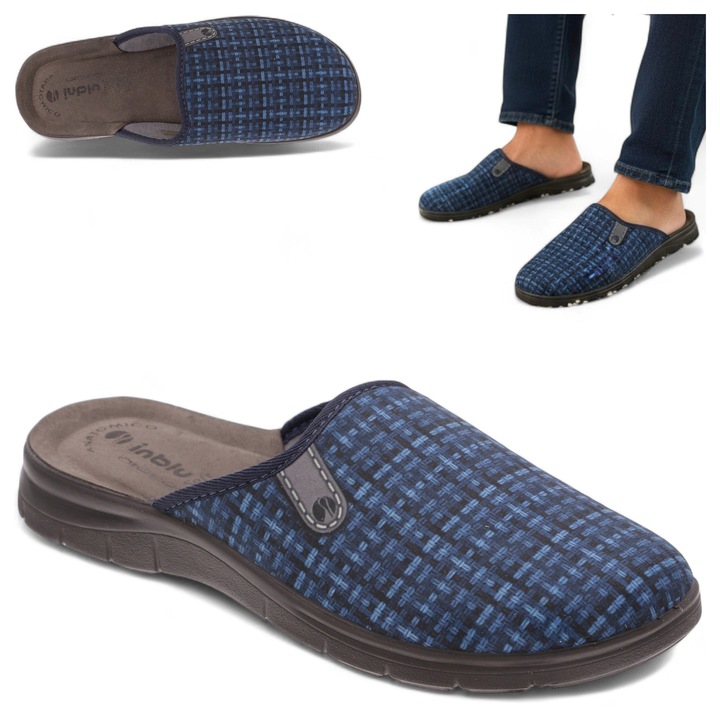 Papuci De Casa Barbati, Inblu, Comozi, Usori, Caldurosi, Tip Clasic 42