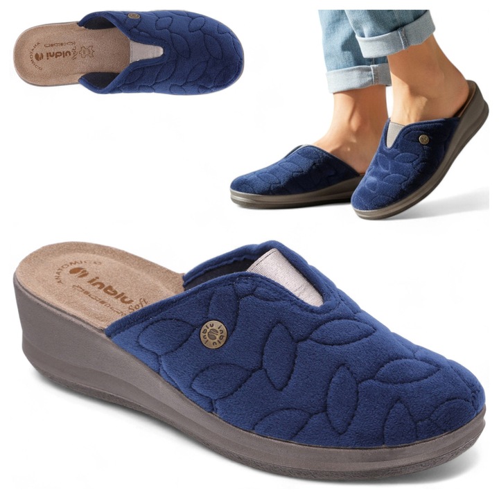 Papuci de Casă INBLU 155D162 Bej, Confortabili, Calzi, Mărimea 39