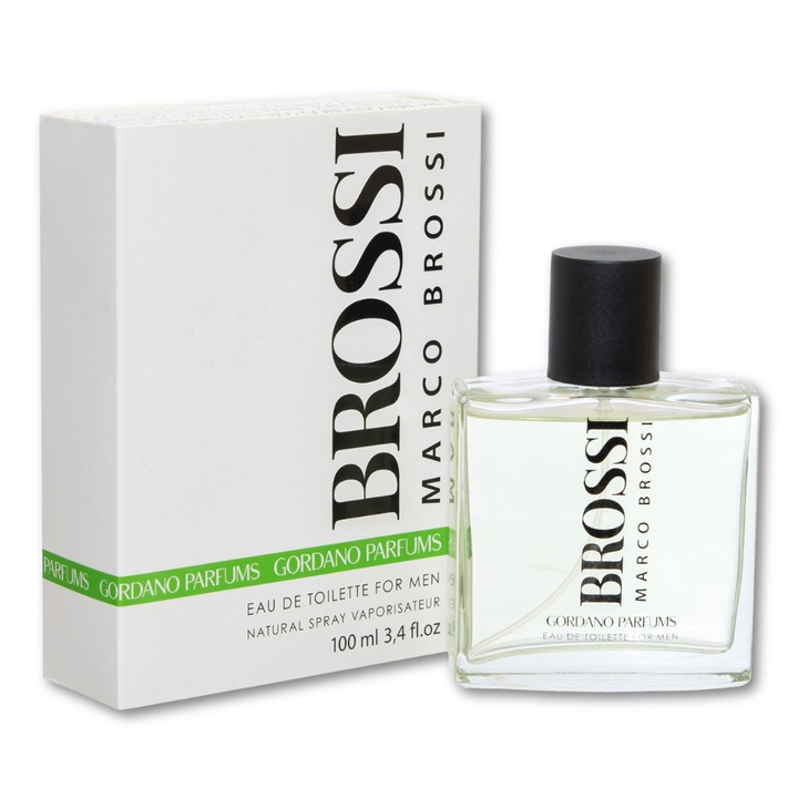 Parfum barbatesc Marco Brossi White, Eau de Toilette, 100 ml, GORDANO PARFUMS