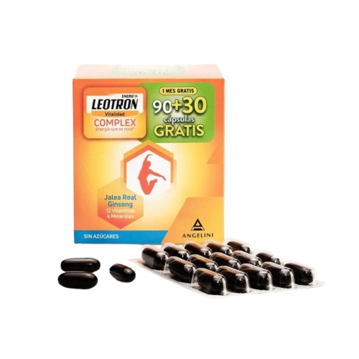 Supliment alimentar Leotron Complex, 120 capsule, ginseng, pentru toate tipurile de piele