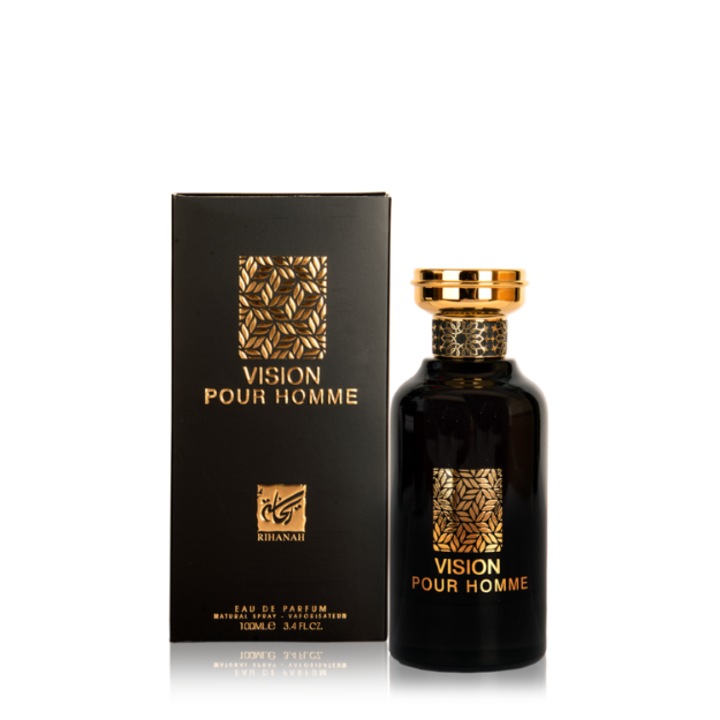 Parfum pentru barbati, Nusuk, Vision pour Homme, 100 ml, note citrice, atomizator