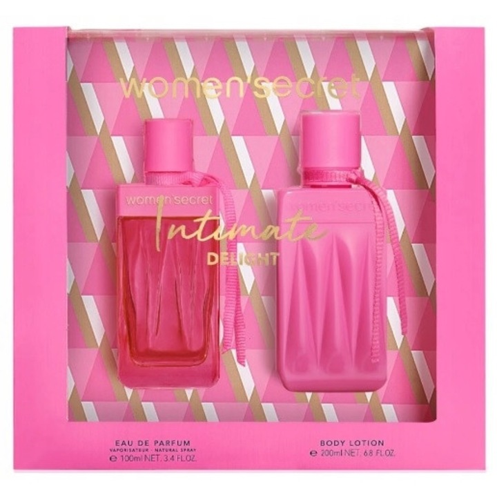Women's Secret ajándékszett, 100 ml parfüm és 200 ml testápoló, virágos illat, 1 árnyalat