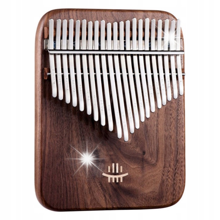 Калимба 24 тона, Hluru, естествен орех, удобен за потребителя, преносим