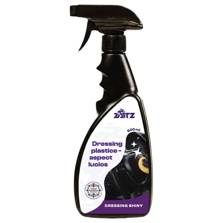 Zaitz műanyag ápoló, fényes megjelenésű, 500ml, belső térre, UV védelem