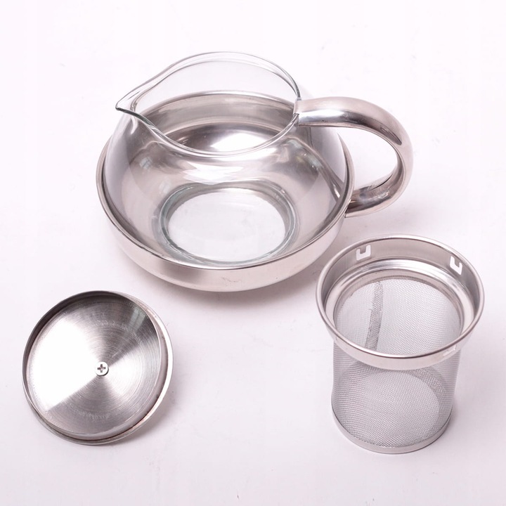 Чайник с инфузер за чай и билки – 600 мл