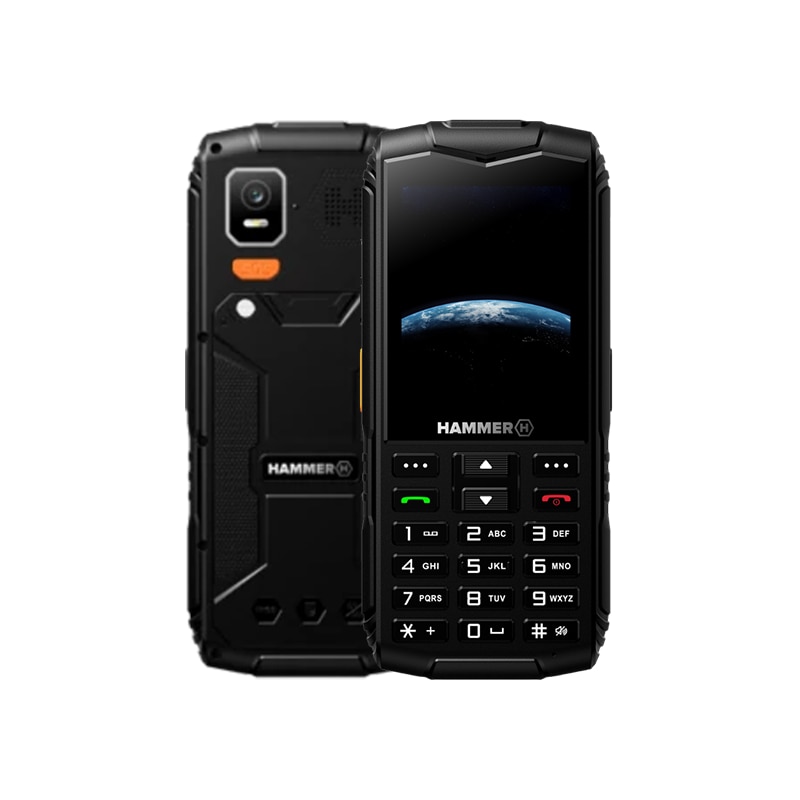 Telefon mobil HAMMER Horizon, 4G, Dual SIM, negru, 2.8", IP68, 3000mAh
