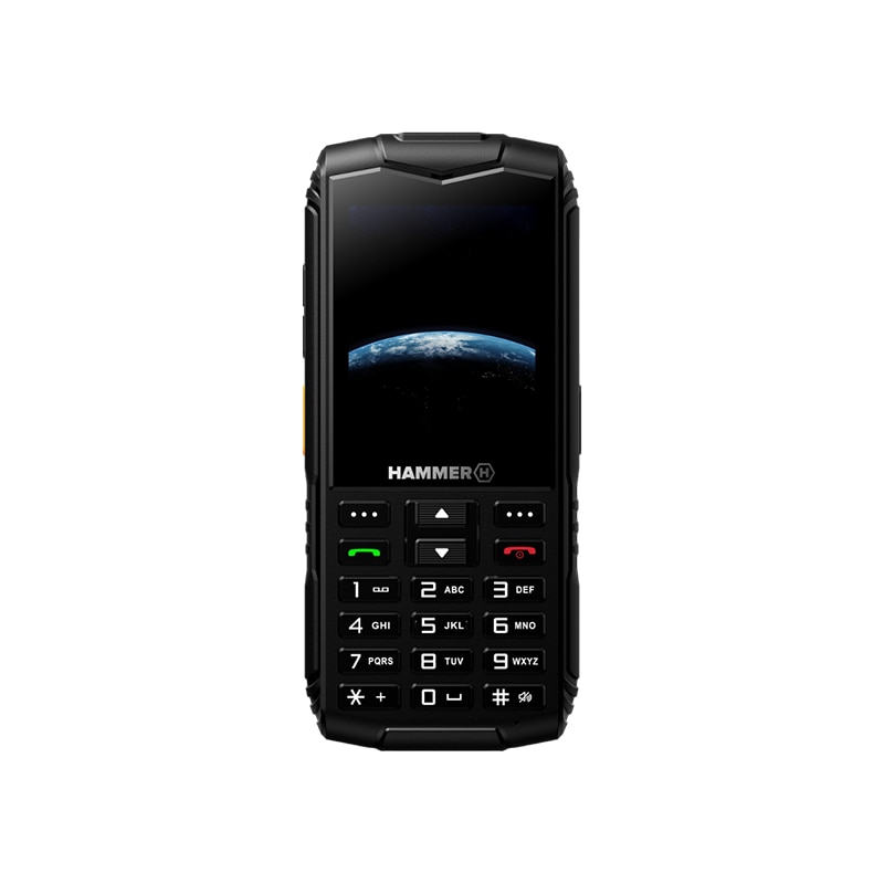 Telefon mobil HAMMER Horizon, 4G, Dual SIM, negru, 2.8", IP68, 3000mAh