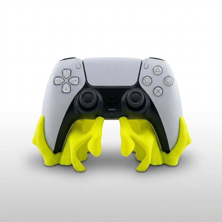 Suport pentru Controller, Verde Neon, Plastic PLA, 20 cm