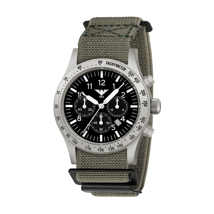 KHS - KHS.PLASSC.DFSGO - Armbanduhr - Herren - Solar - PLATOON Steel Solar Chronograph