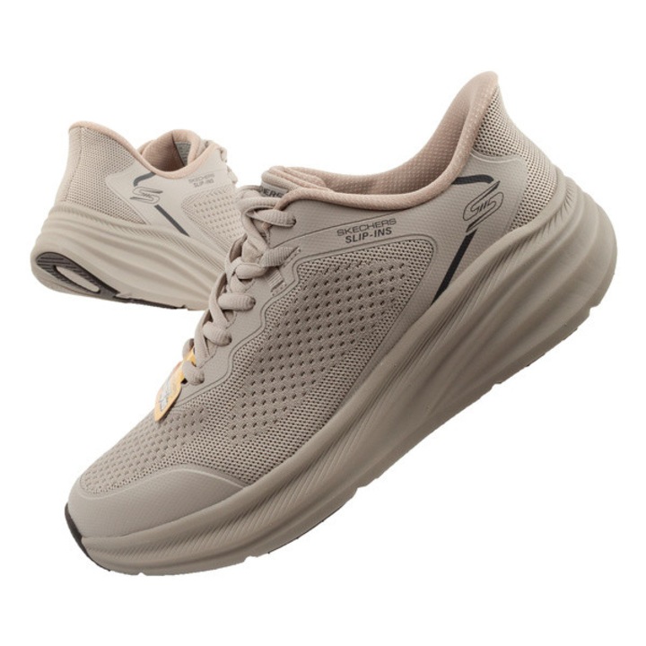 Pantofi sport Skechers Bobs Skillz pentru bărbați, bej, slip-ins, 48.5 EU