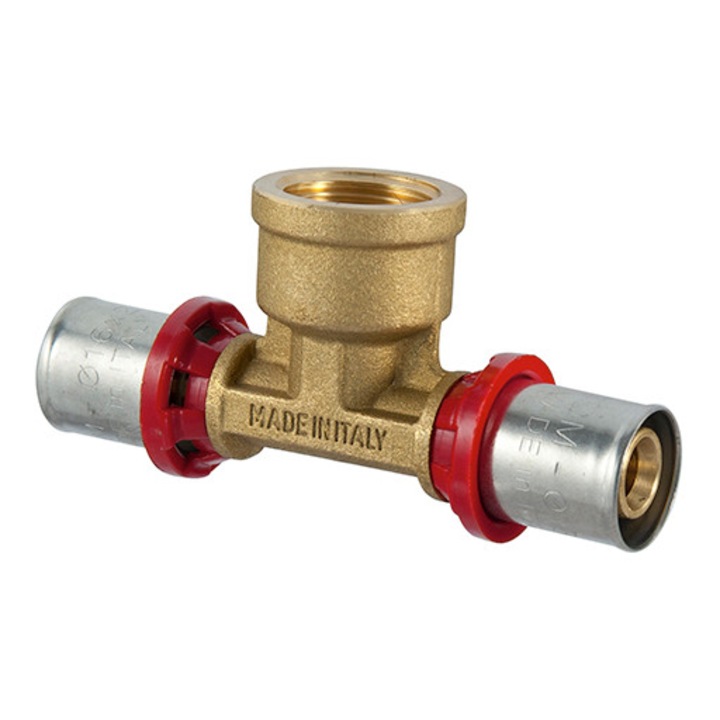 Teu presare TDM 16mm x 1/2", pentru instalații sanitare