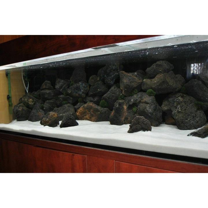 Pietre pentru acvariu set 24 kg - lava vulcanica brun-negru