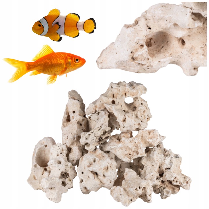 Set roci acvariu aranjament gata calcar filipinez 3 kg
