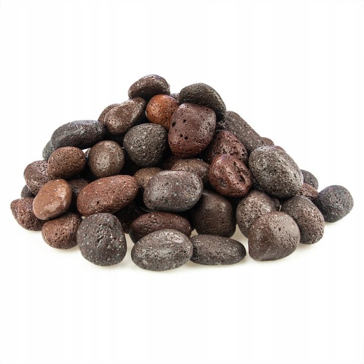 Pietre decorative poroase din lava, mix maro-negru 3-5 cm, 5 kg