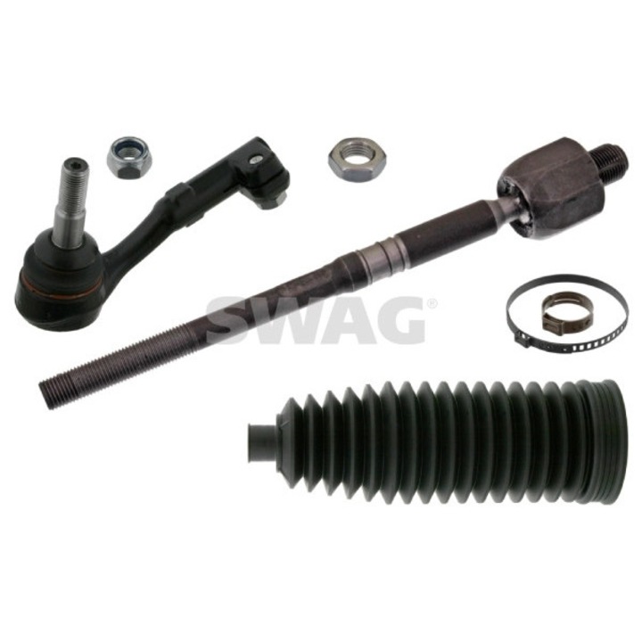 Kormánymű rúdfej Swag bal 20940515 BMW 1/3/X1/Z4-hez, 2 jellemző, fekete szín