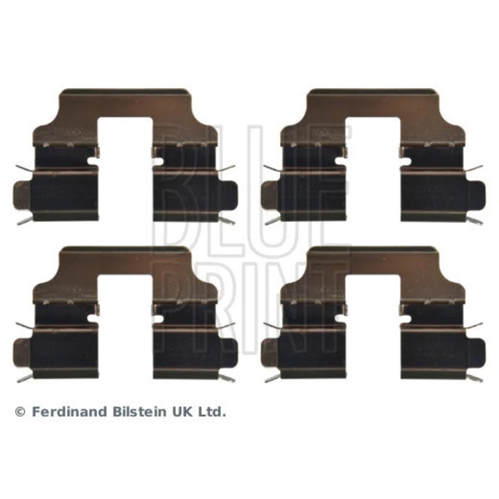 Fékbetét kiegészítő készlet Hátsó tengely, blue print, ADBP480009, Honda Civic VIII-hoz, engedélyezett, tanúsított