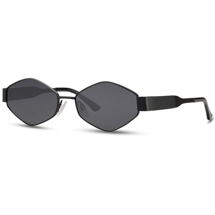 Női napszemüveg, Moramo, ELLIS, fekete fém, poligonális