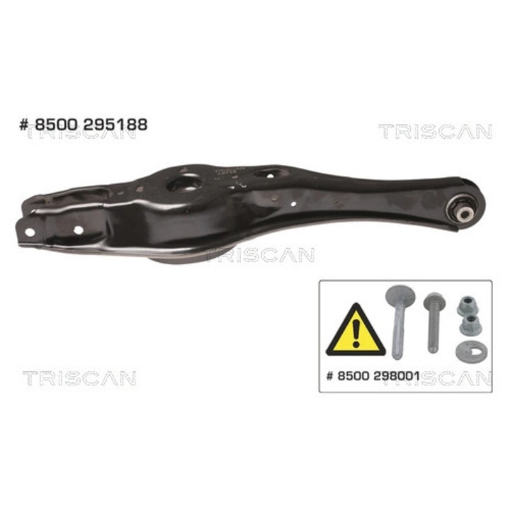 TRISCAN 8500295188 felfüggesztés lengőkar, kompatibilis Audi Q3, Seat Tarraco, Skoda Kodiaq, Skoda Superb, VW Arteon modellekkel, sokszínű, különböző méretek