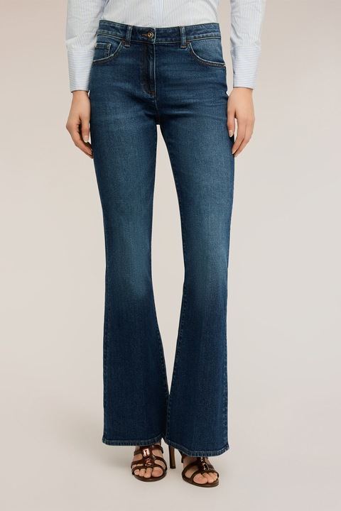 Motivi, Blugi evazati cu talie inalta, Albastru inchis