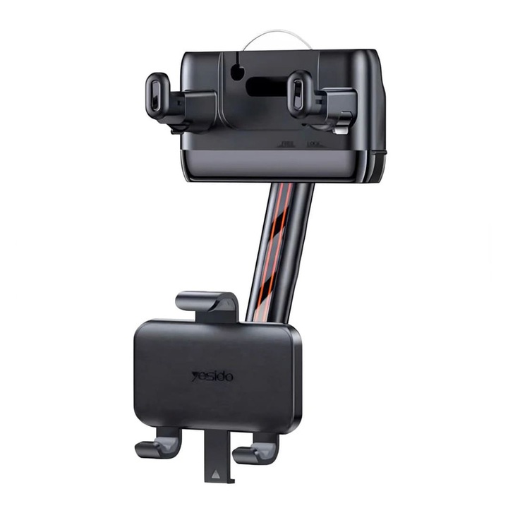 Suport auto magnetic Yesido, ajustabil, rotire 360°, negru