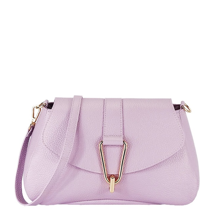 Geanta mov lavanda din piele naturala 1755 125 Mov deschis