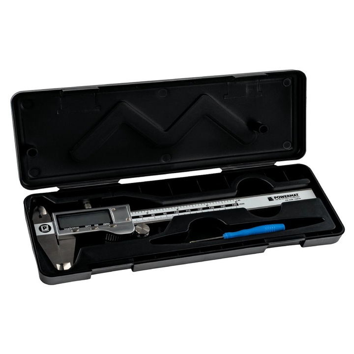 Subler electronic cu afisaj LCD PM-SUW-150ETN, 0-150 mm, Powermat PM1474