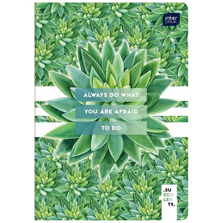 Caiet A5, INTERDRUK, 96 file, diverse modele, coperta lucioasa, margine rosie