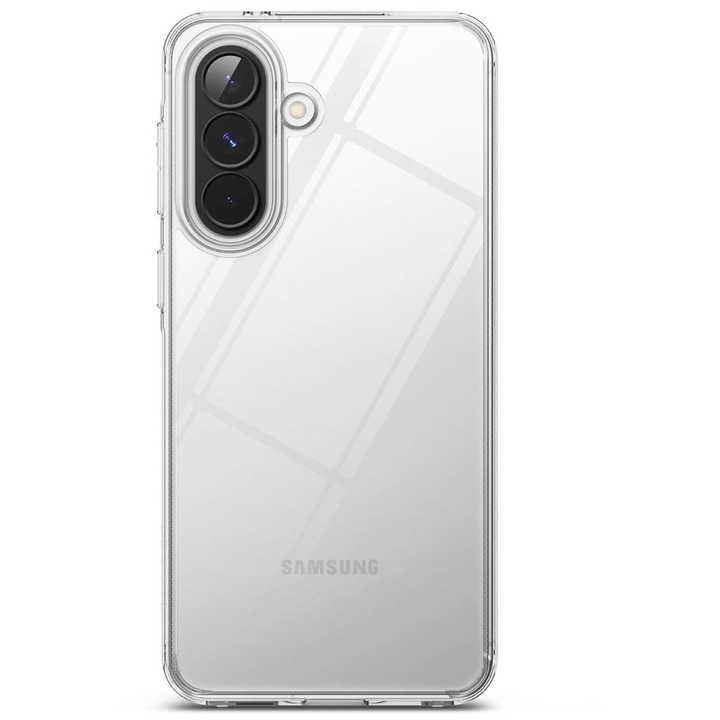Carcasa Ringke Fusion, transparent, hybrid, certificat militar, pentru Samsung Galaxy A57 5G