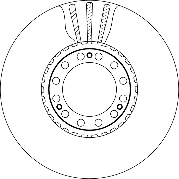 Комплект спирачни дискове TRW DF5015S за MAN F2000/M 2000 L/M 2000 M/TGA/TGS I/TGX I, одобрени от RAR