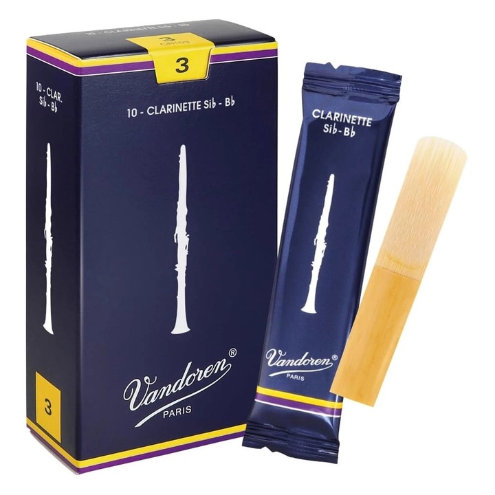 Ancie Clarinet, Vandoren, Classic, Albastru, Bb, 3