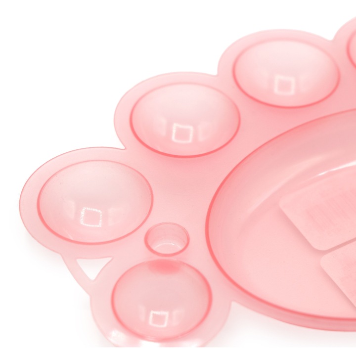 Палитра за смесване на цветове, Global Fashion, комплект 8 броя, розова