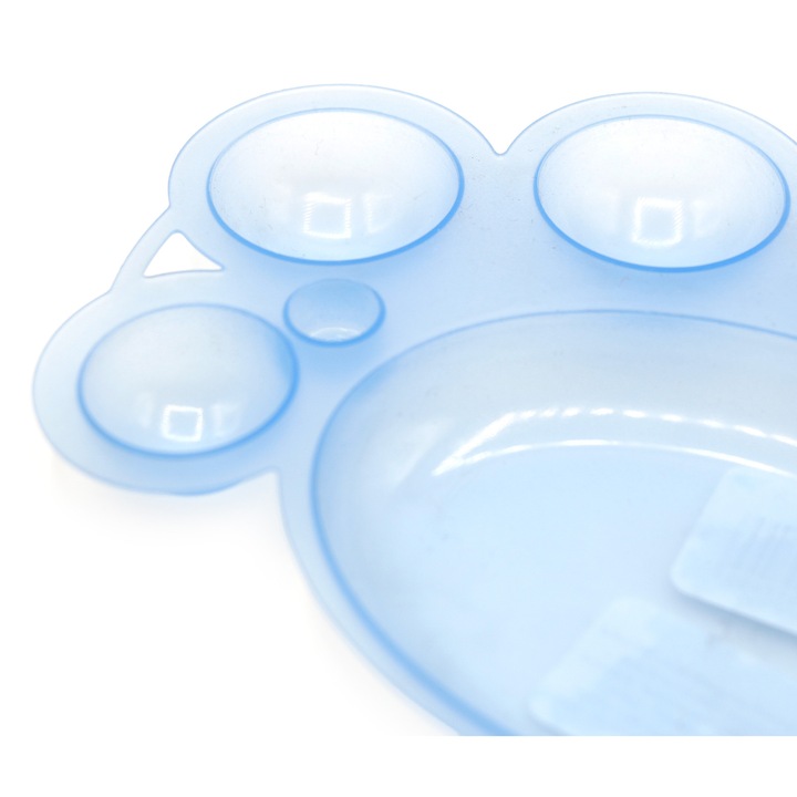 Палитра за смесване на цветове, Global Fashion, синя, комплект 8 бр.